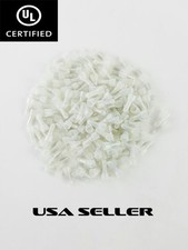 200 PCS PACK 22-18 GAUGE AWG NYLON CRIMP CLOSED END CAPS CONNECTOR ALARM WIRE UL