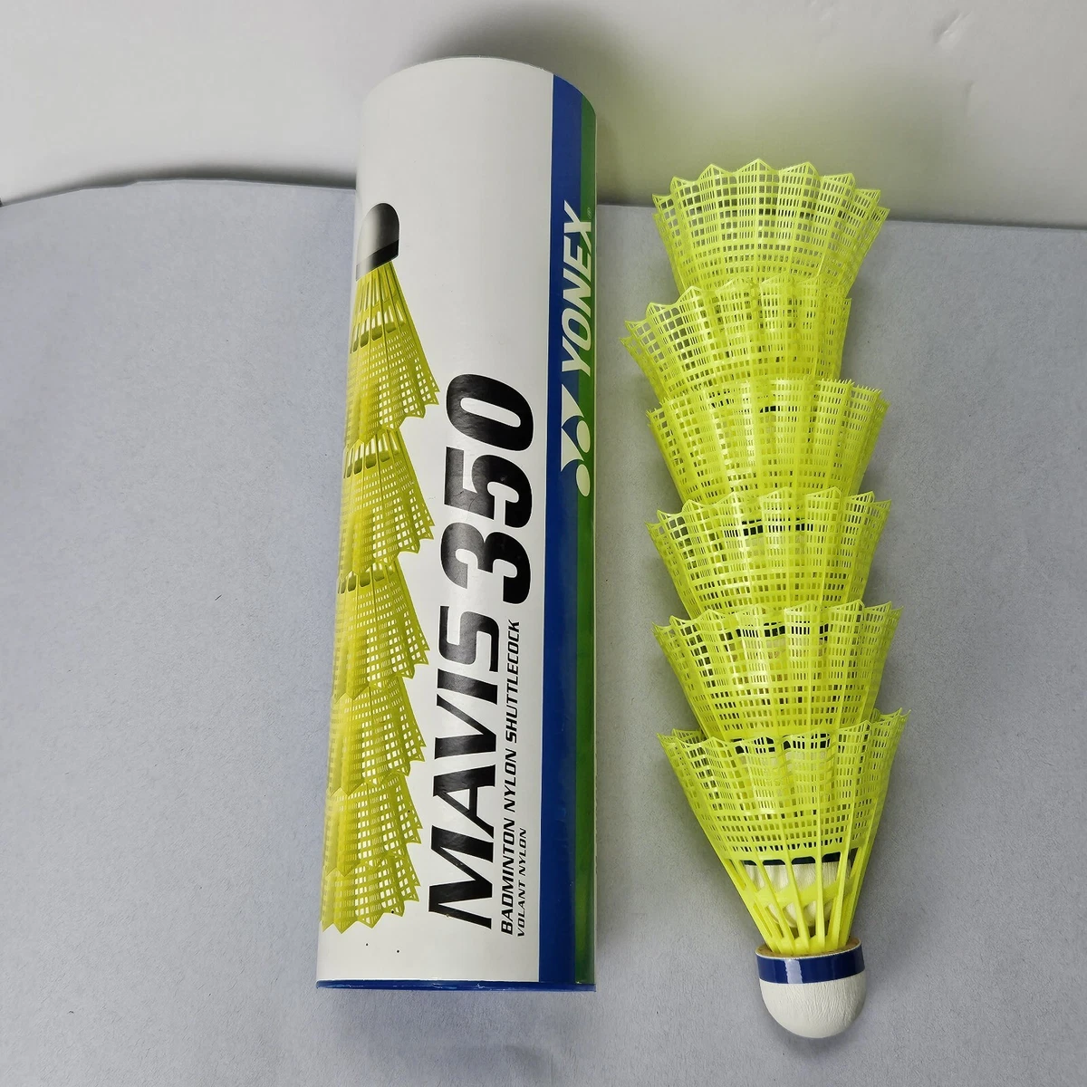 Yonex Mavis 350 Nylon badminton Shuttlecock (Made in Japan)