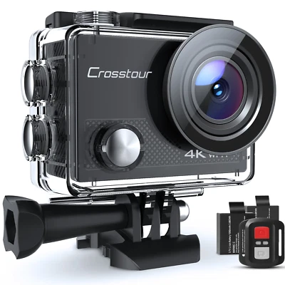 Action Kamera Cam Crosstour CT8500 4K 20MP Ultra HD wasserdicht