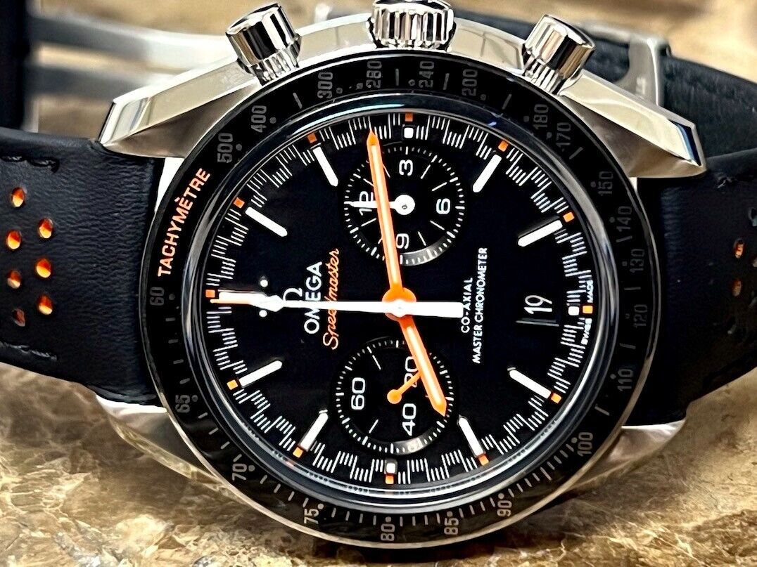 OMEGA Speedmaster RACING CHRONOGRAPH Black Orange Accents OMEGA Speedmaster RACING CHRONOGRAPH Black Orange Accents