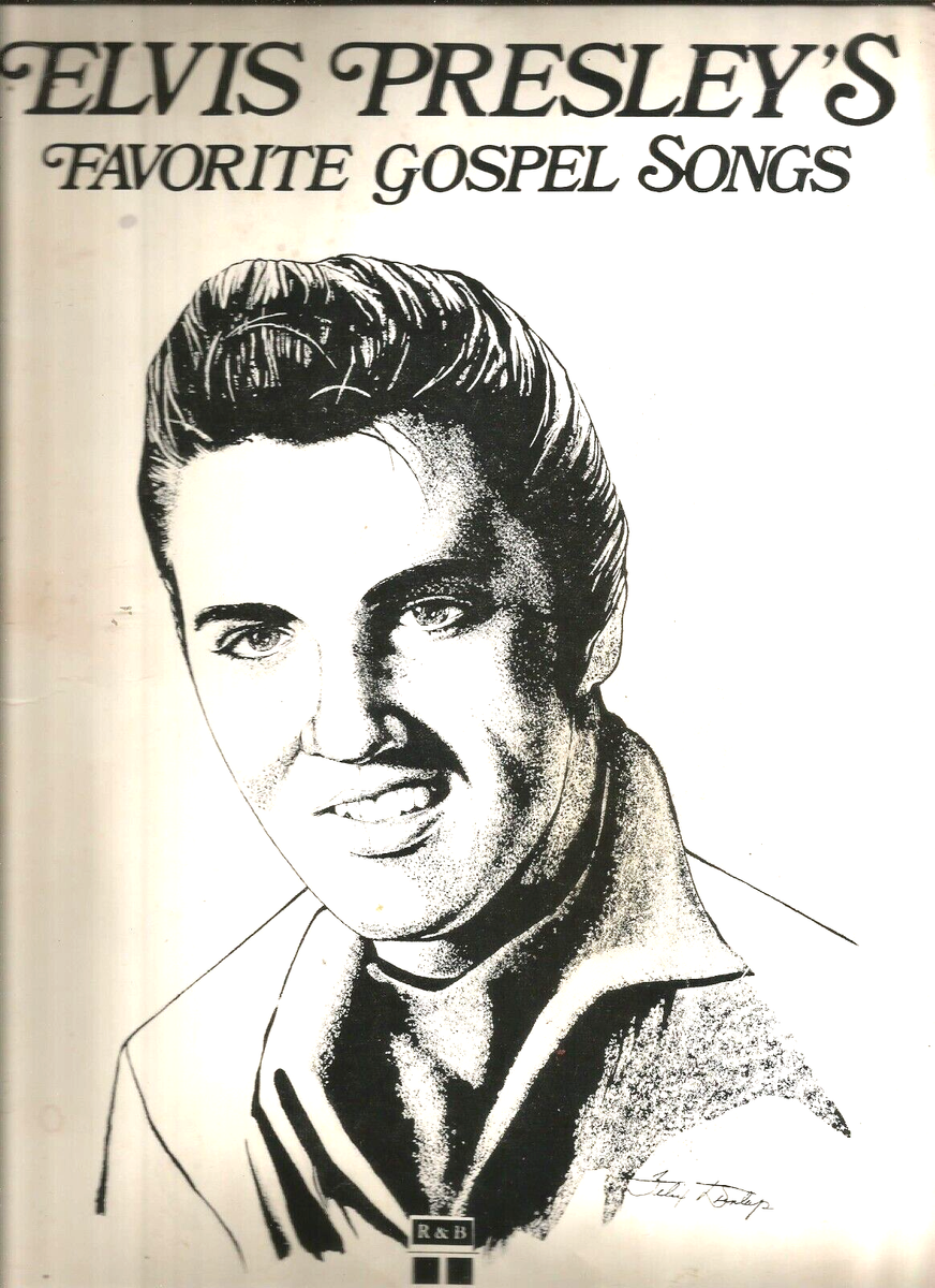 ELVIS PRESLEY'S Favorite Gospel Songs Sheet Music VG | eBay