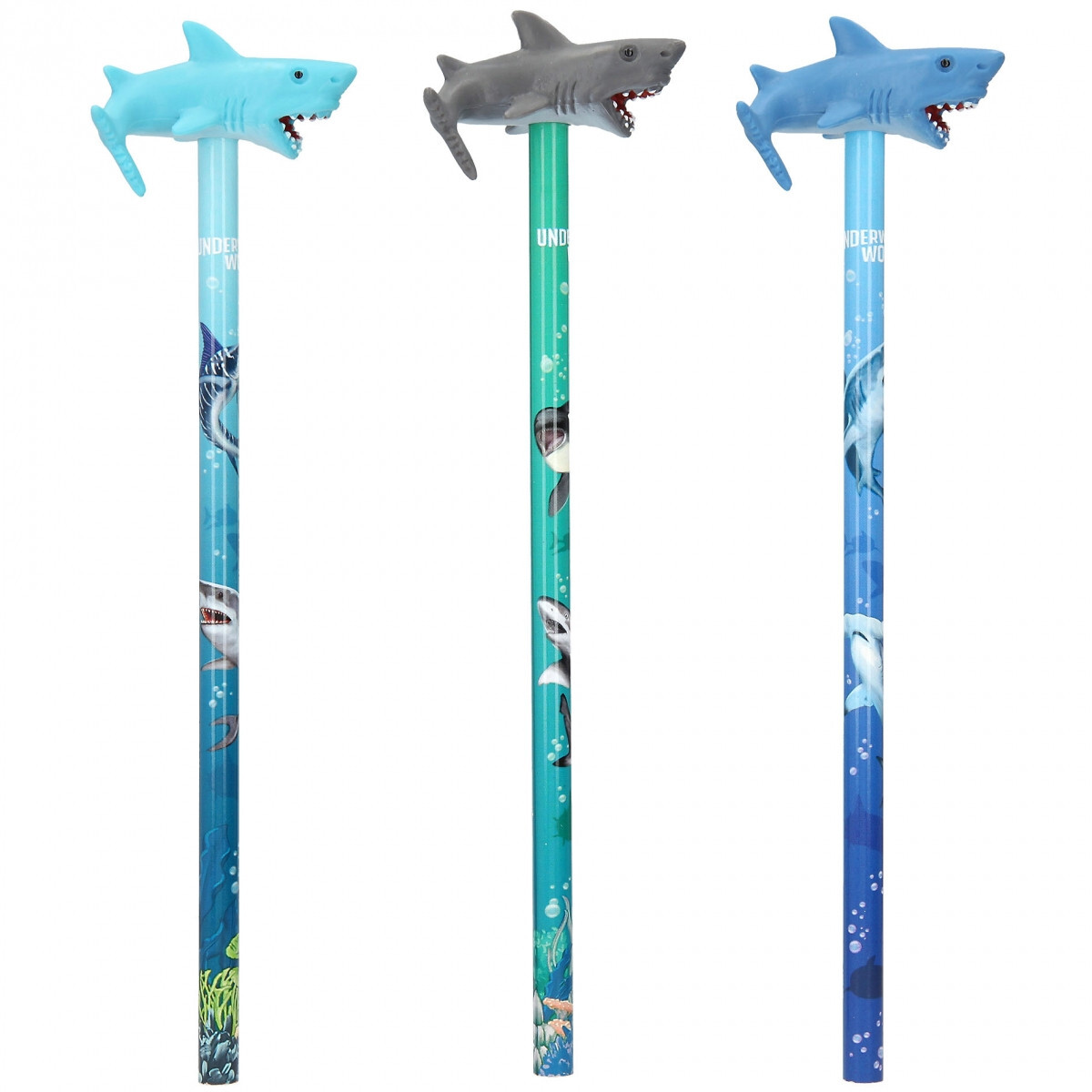 Depesche Shark Pencil Underwater pencil Sharks novelty pencil topper pencils NEW