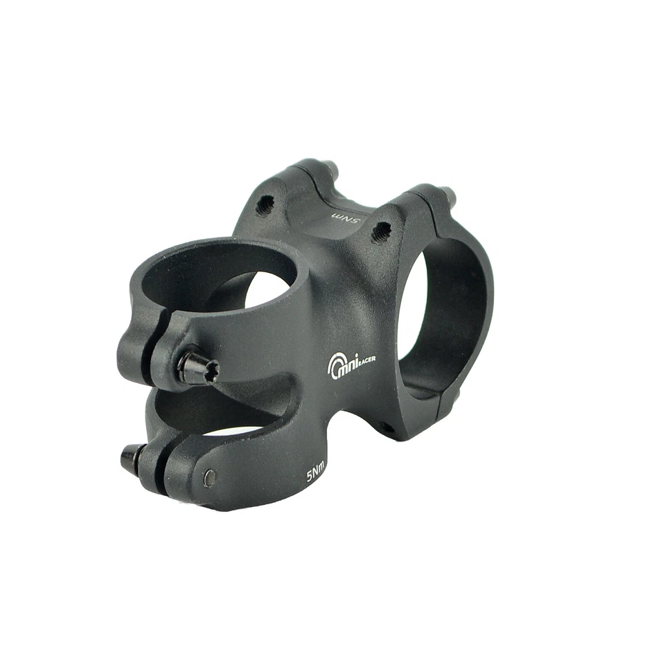 OMNI Racer WORLDS LIGHTEST ULTRA-Lite Alloy Stem: 31.8x40mm JUST 73g!!  BLACK - Image 3 of 4