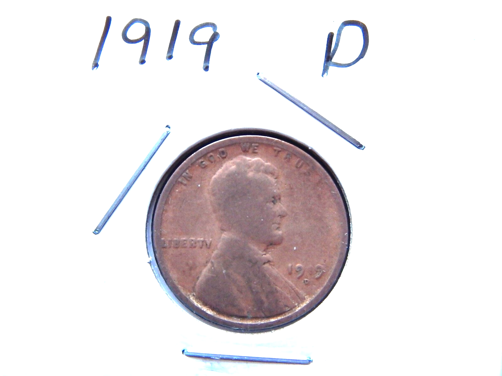 1919 (D) Lincoln Steel Penny eBay