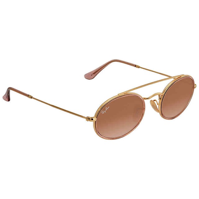 ray ban oval double bridge