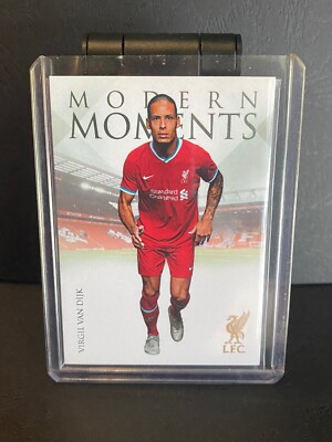 Virgil Van Dijk Liverpool 2021 Futera Unique-Live Modern Moments