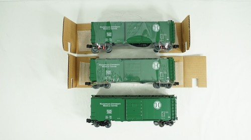 Weaver O Scale Ultra Line Hackensack University PS-1 Box Car 199061 Lote 3x W16 | Zustand: Used