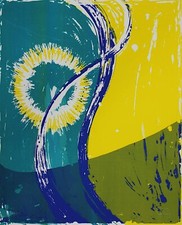 Guillaume le Roy / color serigraph / autographed / from 1976 / 300 copies / 4