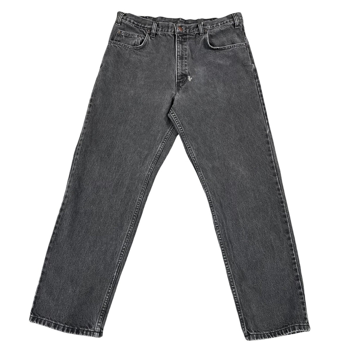 Vintage 90s Arizona Tapered Jeans Mens 35x29 Black Denim