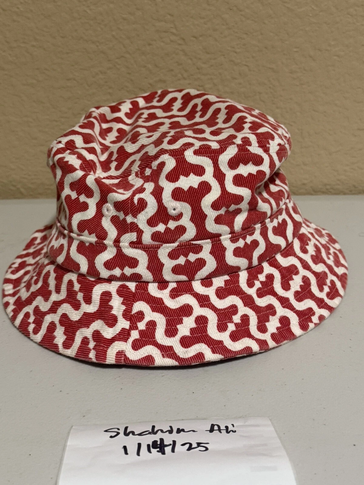 Concasseur en sergé Supreme rouge monogramme taille : M/L
