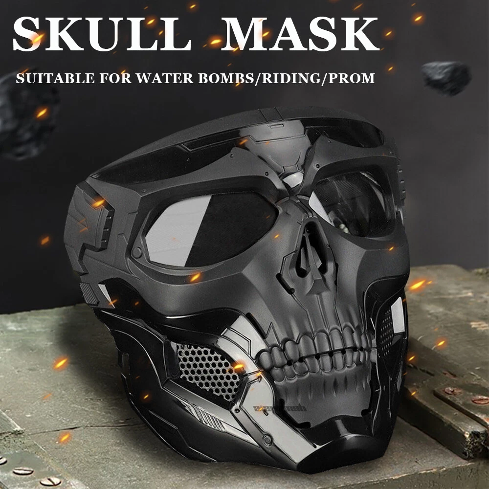 Tactical Airsoft Face Mask CS Protection AF Helmet Mask Skull ...