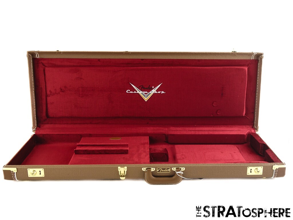 Fender Custom Shop Stratocaster Tele, G+G Brown HARDSHELL Fender Custom Shop Stratocaster Tele, G+G Brown HARDSHELL