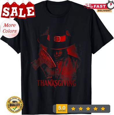 2025/Thanksgiving Red Hue Horror Slasher Film Poster Gift Unisex T-Shirt