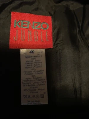 JUPE LONGUE PORTE FEUILLE KENZO JUNGLE TAILLE 40 PARFAIT ÉTAT - Photo 1/4