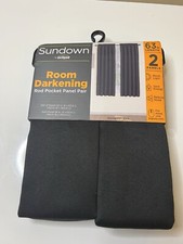 Sundown Eclipse Room Darkening Rod Pocket Pan...