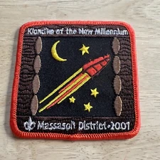 Vintage 2001 BSA Klondike Of The New Millennium Massasoit District Patch