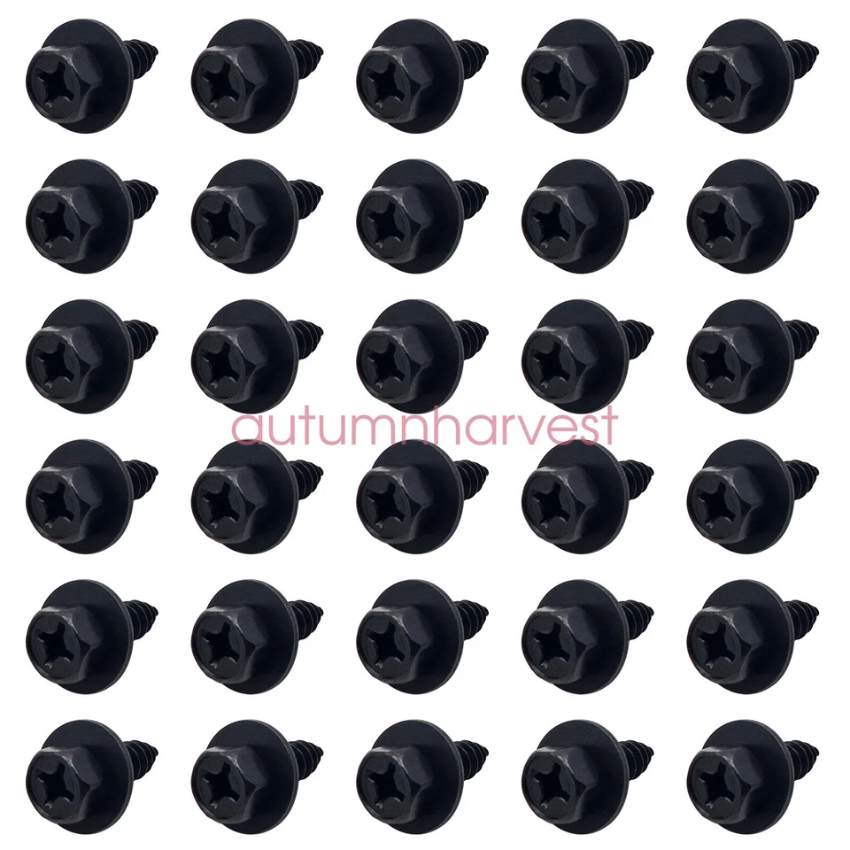 30 piezas Tornillo Perno Retenedor Forro Bajo Cubierta Tornillo para Toyota Lexus 90159-60498 Foto 2 de 4