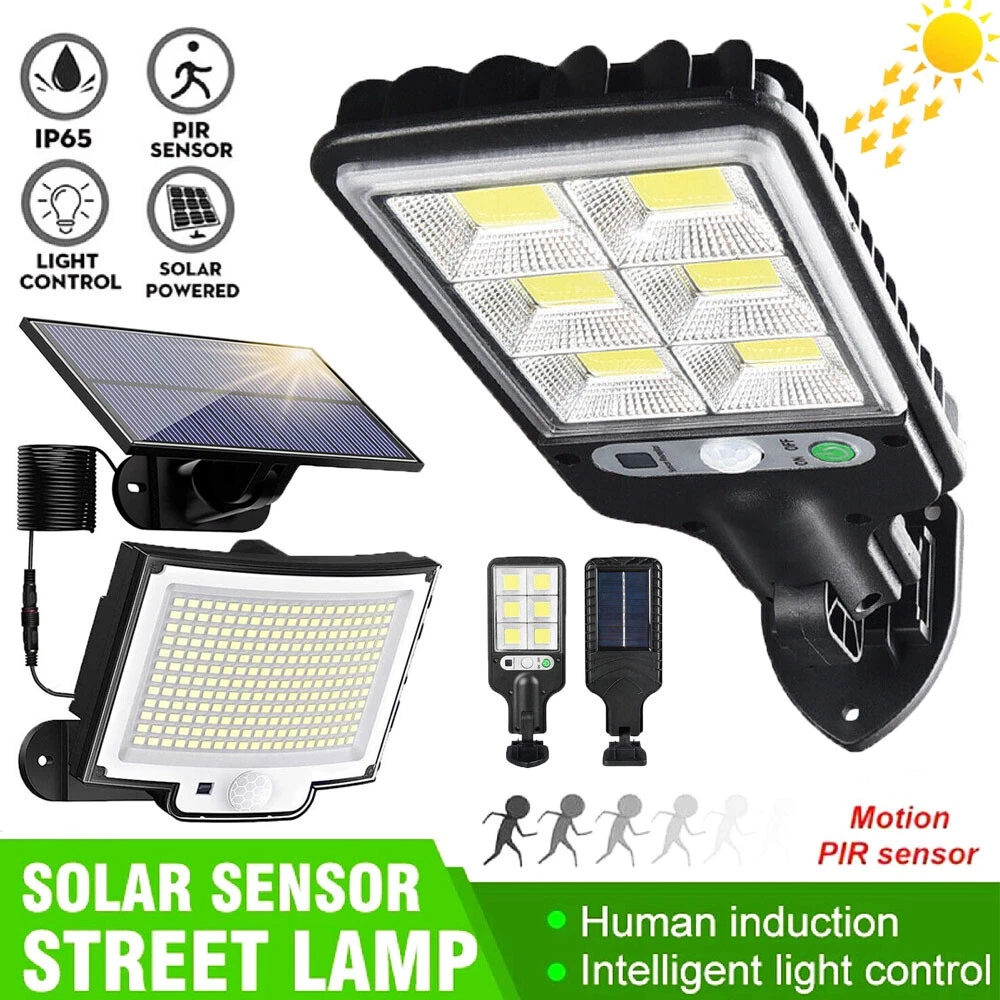 Solar powered motion sale detector flood light