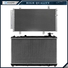 Automotive Aluminum Radiator & AC Condenser Cooling Kit For 2010 Toyota Camry