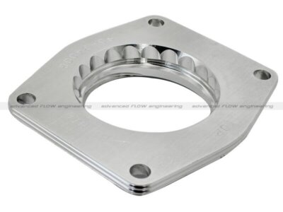 AFE Power Silver Bullet Throttle B ody Spacer Kit For GM Silver