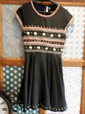 Black Size 10 Topshop Dress.wedding.prom.party.evening.races.sale