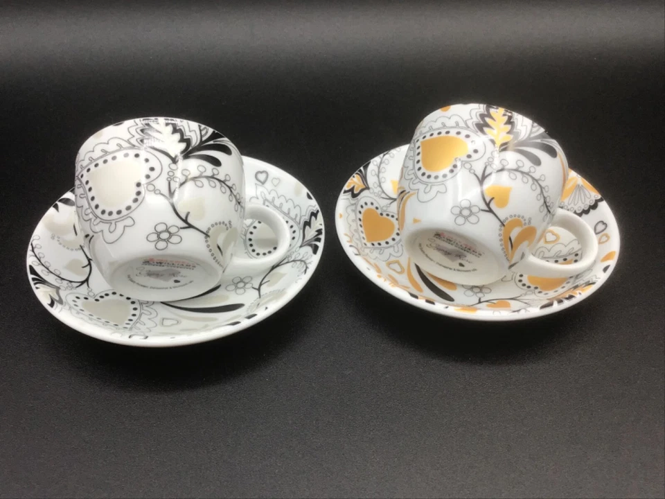 2 tazas y platillos espresso Maxwell Williams GIPSY ROSE Foto 4 de 4