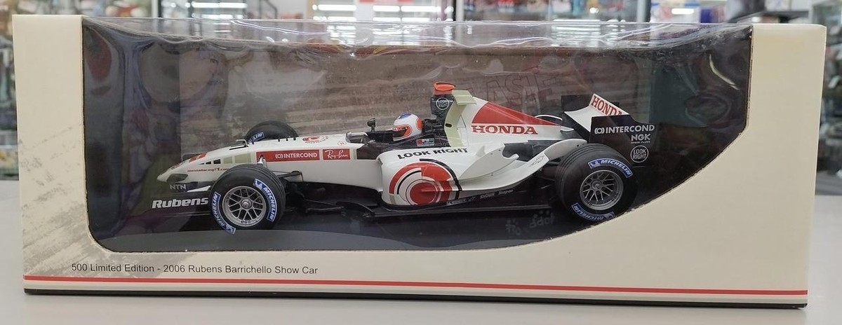 Paul'S Model Art Jenson Button Show Car 2006 En 1/18 Honda Racing