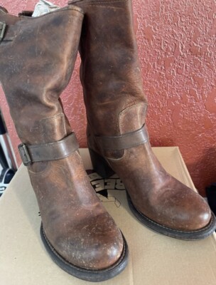 Freebird by Steven Boulder Moto Boots 9 Freebird by Steven boulder biker boot BNIB. Brown size 9  main image 2