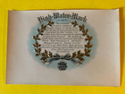 HIGH WATER MARK * GETTYSBURG PA * CIGAR BOX INNER LID LABEL * civil war battle — photo 2