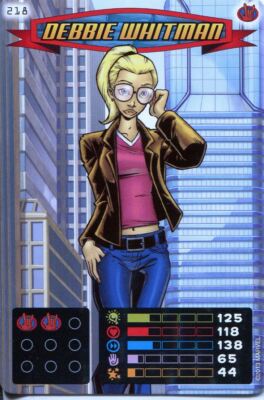Spiderman Heroes And Villains Card #218 Debbie Whitman