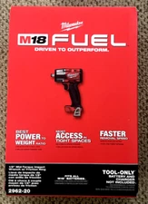 Milwaukee 2962-20 M18 18V Fuel 1/2" Mid-Torque Impact Wrench - Red