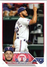 2023 Topps Update #US312 Jonathan Hernandez Texas Rangers