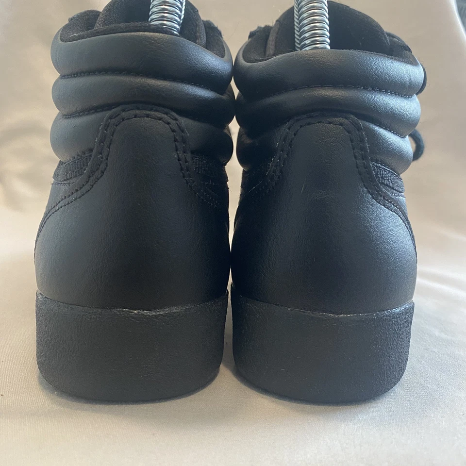 Reebok Classic Freestyle Hi Shoes Black High Tops  Sneakers Women’s Size 5.5 - Image 3 of 4