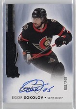 2021-22 Upper Deck The Cup Rookie Auto 188/249 Egor Sokolov #154 Auto 0g27