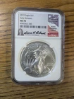 2019 American Silver Eagle ASE $1 NGC MS 70 Anna Cabral Signature Early Release