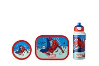 Mepal Lunchset Campus (Trinkflasche, Brotdose, Fruchtbox) Spiderman