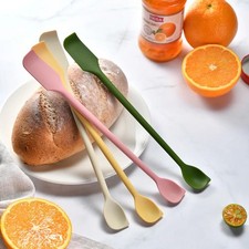 Silicone Spatula Set Double-Headed Scraper Cosmetic Jam Cream Deep Bottle Mini S