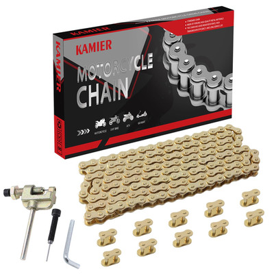#35 Drive Chain 140 Links Gold with Chain Breaker Tool for 79Cc 97Cc 100Cc 2.8Hp