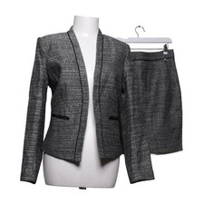 H&M, Business Kostüm, Größe: 40, Polyester/Viskose, Grau/Schwarz #BAV