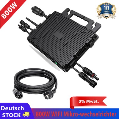 TM-L800Mi 800W Wechselrichter | PV WIFI Wechselrichter für Balkonkraftwerk 0%