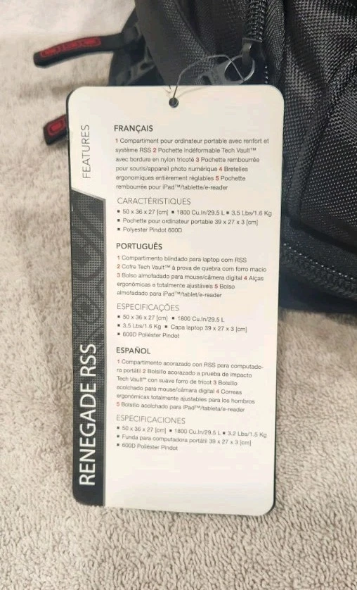 Mochila OGIO Renegade RSS Negra **NUEVA** Foto 4 de 4