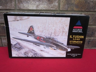 Il Yushin Stromovik IL 2-M3  1/48 Scale Accurate Miniatures Unassembled Kit#3407
