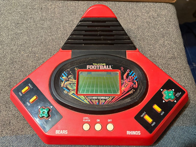 Talking Football Vintage 1986 Video Technology Play Tested Working Video Tech