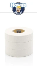 Howies Hockey - 3 Roll Pack of White Hockey Tape - 1 Inch x 24 yard per roll