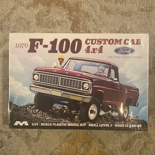 Moebius 1970 F-100 Custom Cab 4x4 Pickup 1:25 Scale Model Kit 1230 NEW
