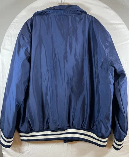 SHAKA Wear Men’s Blue Varsity Bomber Jacket Large NWT image 5