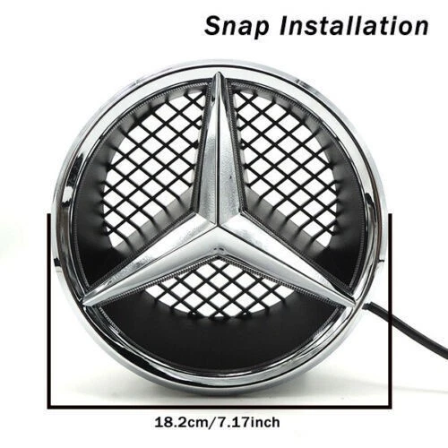 Illuminated LED Grille Star Emblem For Mercedes-Benz 2008-2013 GLK350 C300 B200 - Image 2 of 4