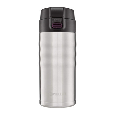Kyocera Mb-12F Ss 12Oz. Ceramic Coated Interior Double Wall Vacuum Insulated