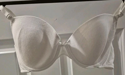Womens White New Look T Shirt Bra 32D - Image 1 of 4