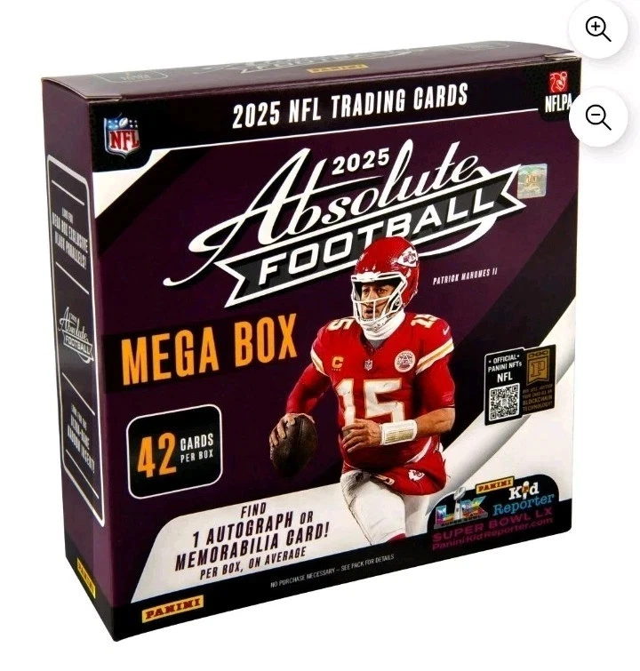 2025 Panini Absolute Football Factory Sealed Mega Box
